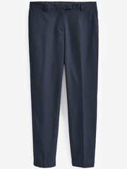 Navy Blue Tailored Stretch Slim Trousers - Image 6 of 7