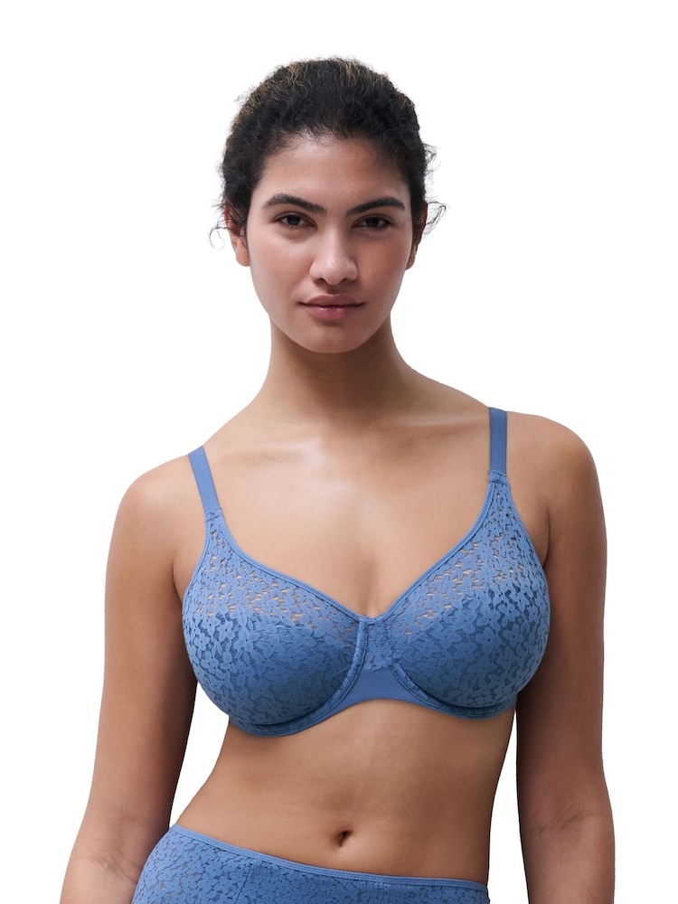 Chantelle Blue Norah Soft Feel Underwired Bra - Image 2 of 4