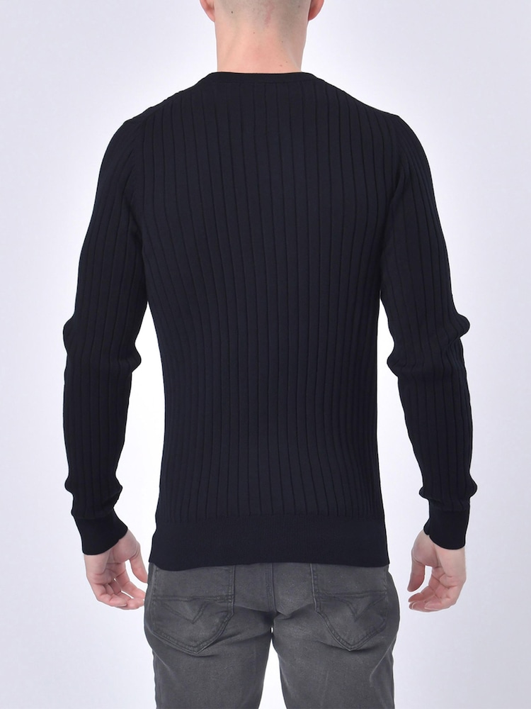 Luke 1977 Spare Rib Knitwear 100% Cotton Jumper - Image 2 of 7