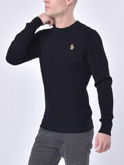 Luke 1977 Spare Rib Knitwear 100% Cotton Jumper - Image 3 of 7