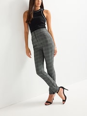 Kariert - Shapewear Skinny-Hose - Bild 3 von 6