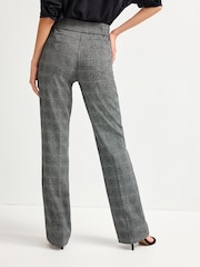 Check Shapewear Bootcut Trousers - Image 3 of 6