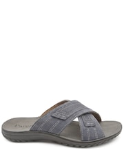Azul - Pavers Strappy Cushioned Slip On Sandals - Imagen 1 de 5