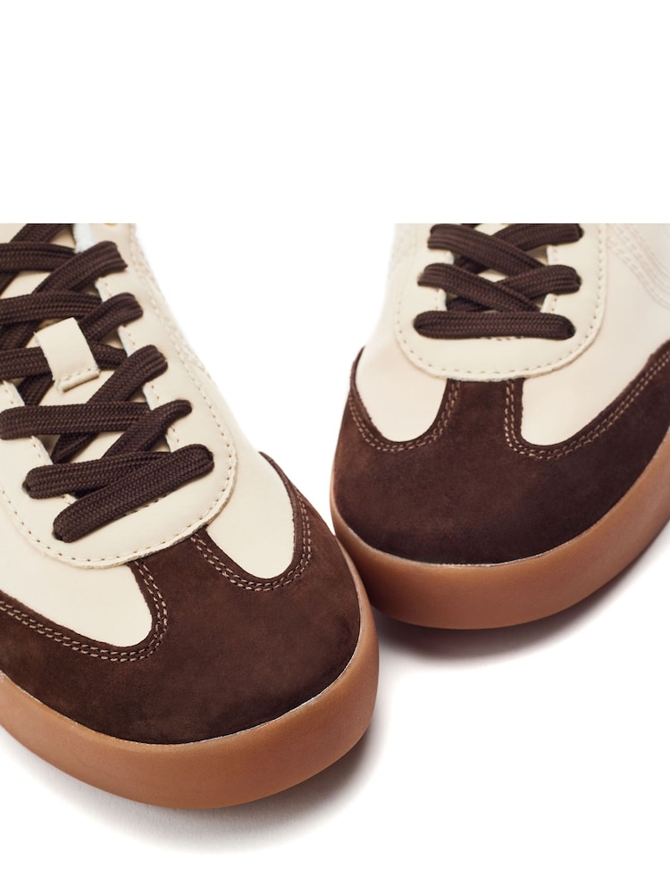 Moda in Pelle Natural Aromaa Panelled Trainers - Image 4 of 4 Moda in Pelle Natural Aromaa Panelled Trainers - Image 4 of 4