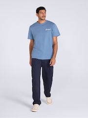 Azul - Camiseta relajada de persecución de animales - Imagen 4 de 5