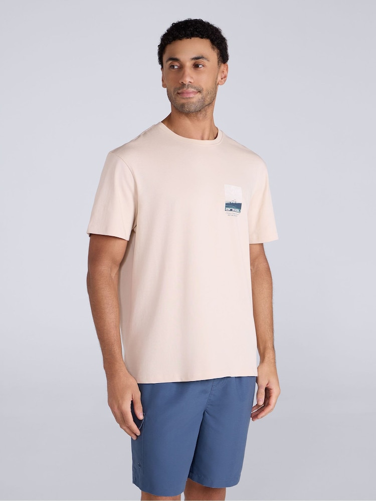 Animal Cream Chase Relaxed T-Shirt - Image 1 of 5 Animal Cream Chase Relaxed T-Shirt - Image 1 of 5