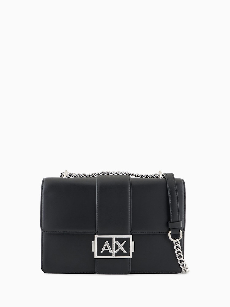 Armani Exchange Black Messenger Bag - Image 2 of 6