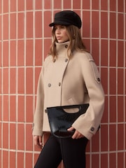 Friends Like These Black Large Top Handle Clutch Bag - Image 3 of 7