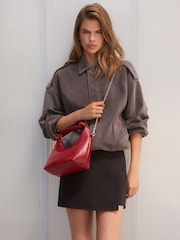 Friends Like These Red Grab Handle Clutch - Image 3 of 7