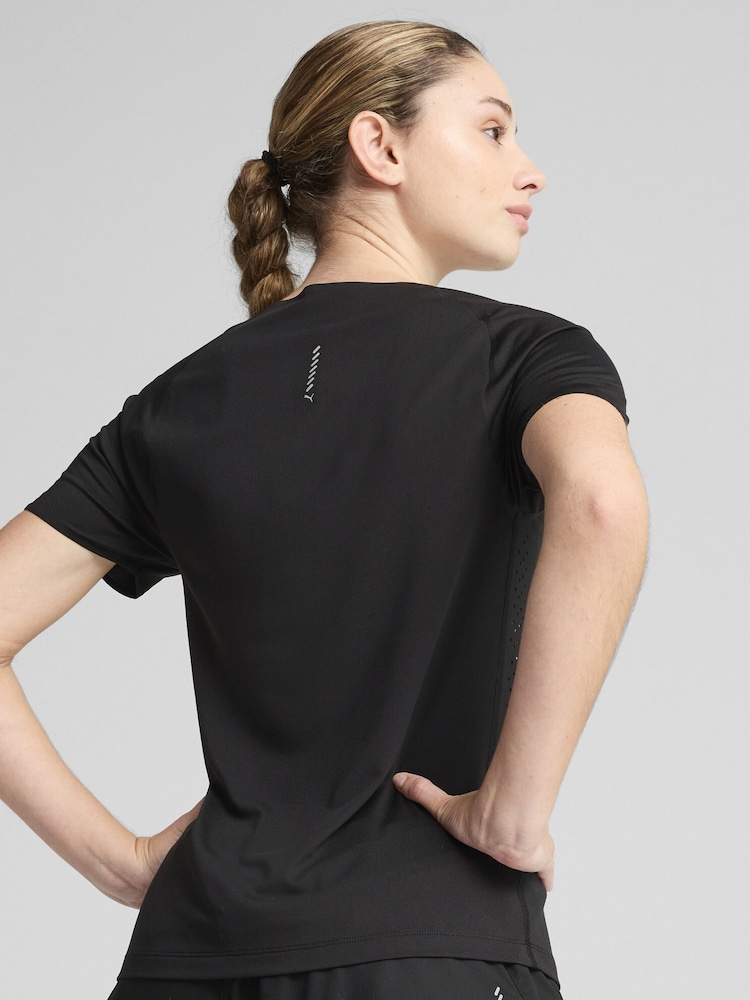 Puma Black RUN CLOUDSPUN T-Shirt - Image 2 of 5