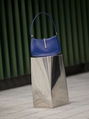 Friends Like These Cobalt Blue Tab Detail Shoulder Bag - Image 3 of 7