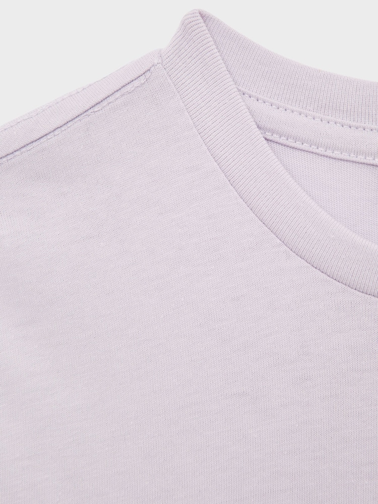 Reiss Lilac Purple Bless Junior Crew Neck T-Shirt - Image 7 of 7