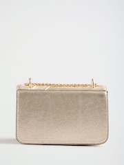 Friends Like These Gold Knotted Detail Shoulder Bag - Image 6 of 8