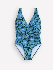 Boden Blue Mykonos Deep V Swimsuit - Image 5 of 6