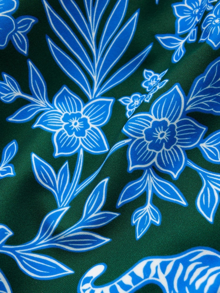 Boden Blue Mykonos Deep V Swimsuit - Image 6 of 6