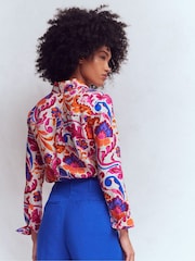 Boden Pink Sienna Linen Shirt - Image 3 of 5