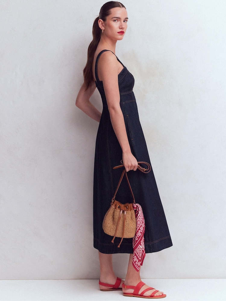 Boden Джинсова сукня з панельним ліфом - Image 1 of 6