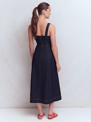 Boden Джинсова сукня з панельним ліфом - Image 3 of 6