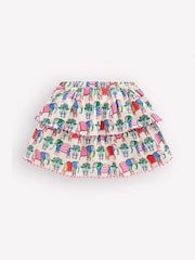 Boden Cream Ruffle Jersey Skort - Image 2 of 4