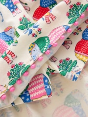 Boden Cream Ruffle Jersey Skort - Image 4 of 4