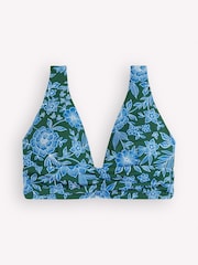 Boden Blue Mykonos Deep V Bikini Top - Image 1 of 2