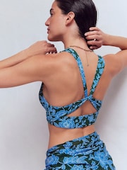 Boden Blue Mykonos Deep V Bikini Top - Image 3 of 6