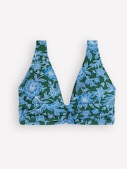 Boden Blue Mykonos Deep V Bikini Top - Image 5 of 6