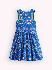 Boden Blue Twirly Jersey Dress - Image 2 of 3