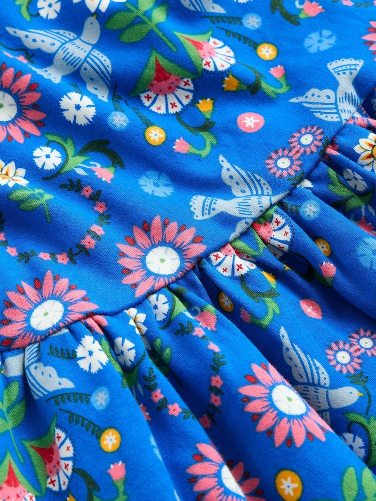 Boden Blue Twirly Jersey Dress - Image 3 of 3
