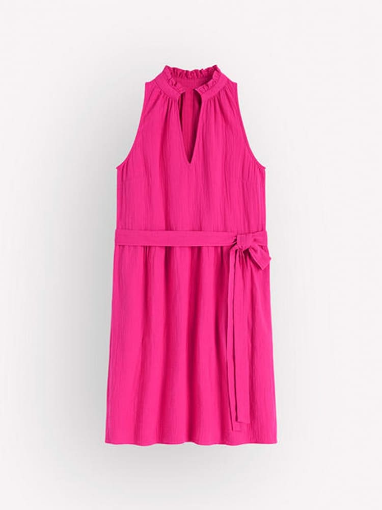 Boden Pink Viv Double Cloth Short Dress - Image 1 of 1