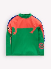 Boden Green Sun Safe Fun Rash Vest - Image 1 of 3