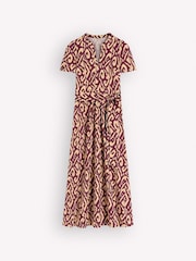 Boden Purple Naomi Jersey Midi Dress - Image 2 of 2