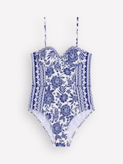 Boden Blue Rhodes Cup Sized Swimsuit - Image 6 of 7