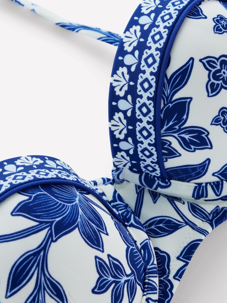 Boden Blue Rhodes Cup Sized Bikini Top - Image 2 of 2