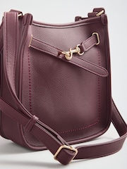 Friends Like These Burgundy Red Messenger Cross-Body Bag - Image 7 of 8