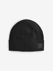 שחור - BOSS Akaio Beanie - תמונה 1 מתוך 1
