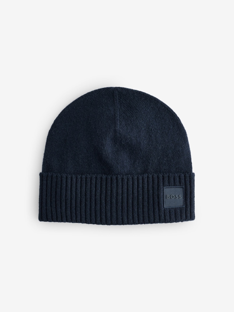 כחול - BOSS Akaio Beanie - תמונה 1 מתוך 1 כחול - BOSS Akaio Beanie - תמונה 1 מתוך 1