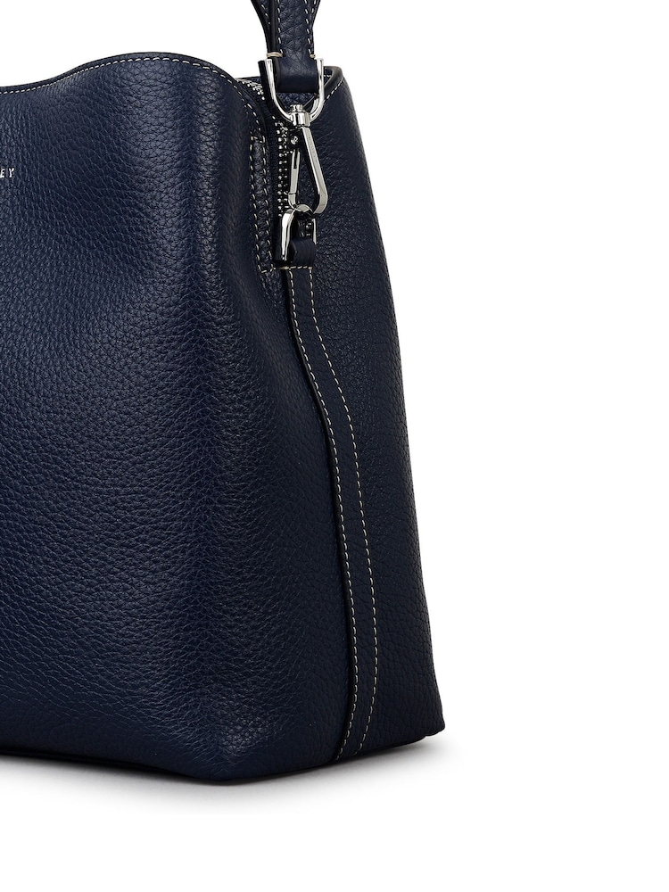 Radley Navy Dukes Place Medium Cross-Body Bag - Image 4 of 4