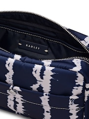 Radley Blue Halley Row Tie Dye Stripe Small Cross Body Bag - Image 3 of 5