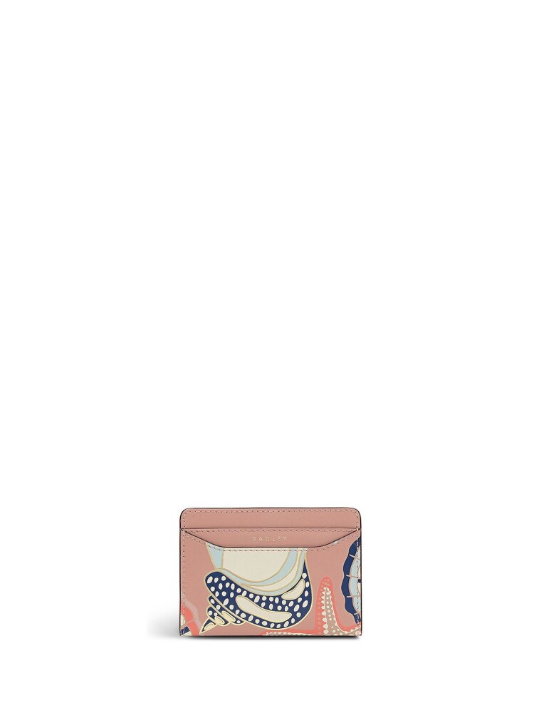 Radley Pink Picton Place Shell Card Holder - Image 2 of 3