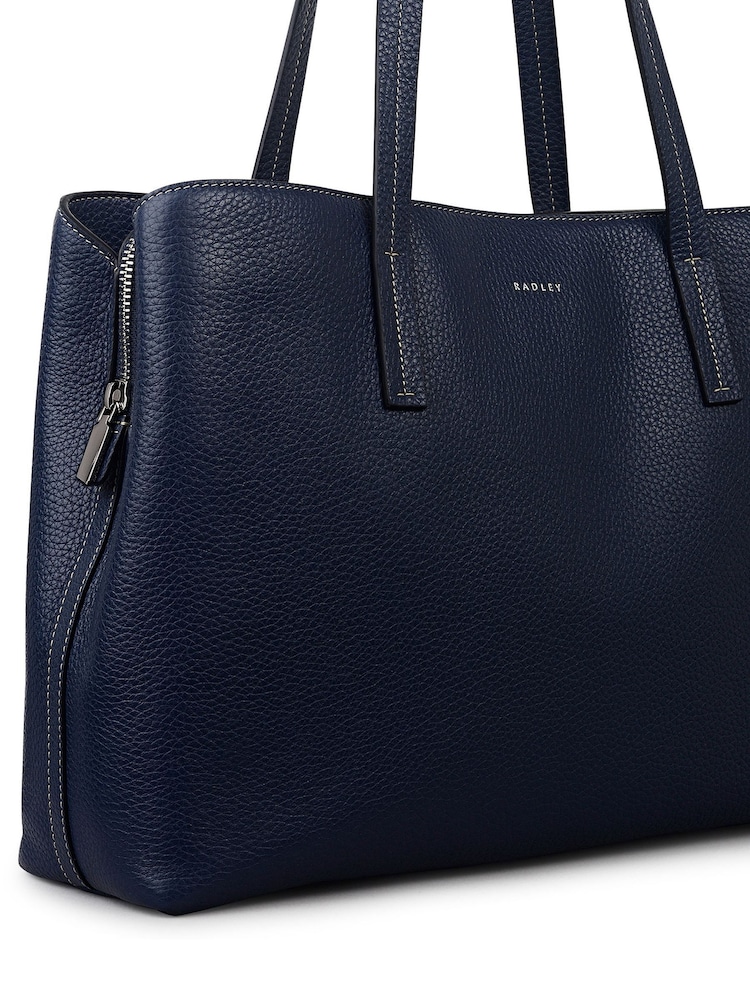 Radley Navy Dukes Place Large Workbag - Image 4 of 4