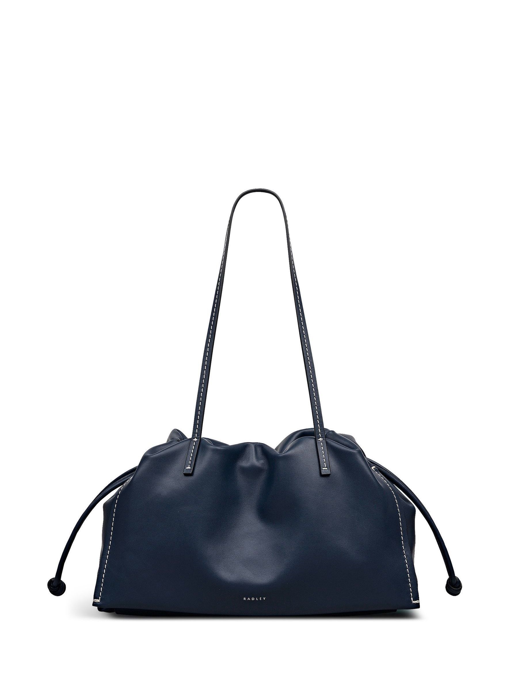 Buy Radley Navy Blue The Roxburgh Large Drawstring Shoulder Bag