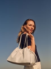 Radley White The Roxburgh Large Drawstring Shoulder Bag - Image 2 of 7