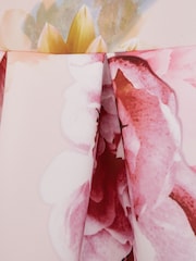 Reiss Pink Emily 9-14 yrs Scuba Floral Printed Dress - Image 6 of 6