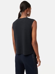 Jigsaw Black Cotton Blend Crew Tank - Image 2 of 6