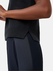 Jigsaw Black Cotton Blend Crew Tank - Image 5 of 6