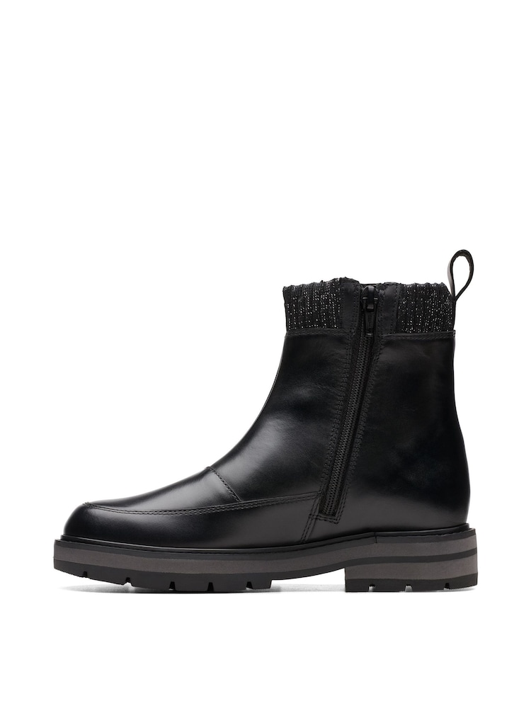 Clarks Black Kids Multi Fit Prague Boots - Image 2 of 7