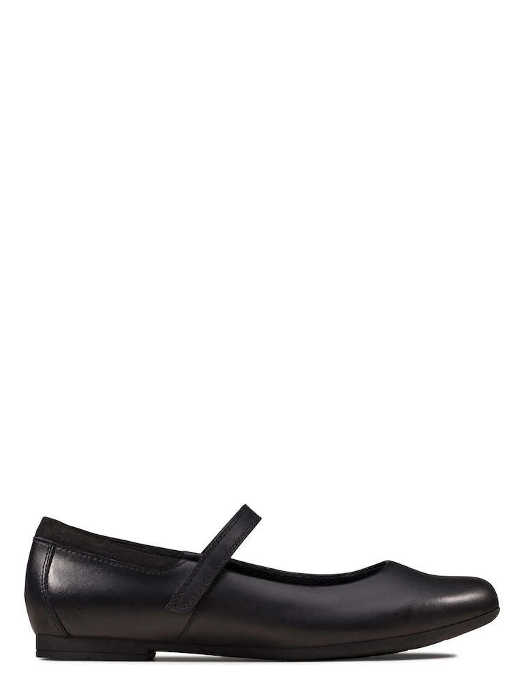 Clarks Black Multi Fit Leather Scala Dawn Shoes - Image 1 of 7 Clarks Black Multi Fit Leather Scala Dawn Shoes - Image 1 of 7