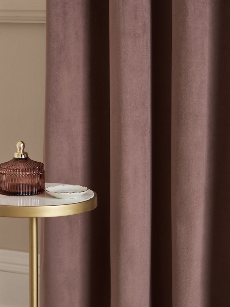 Matte Velvet Curtains - Image 4 of 7