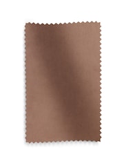 Mocha Brown Matte Velvet Blackout/Thermal Eyelet Curtains - Image 8 of 9